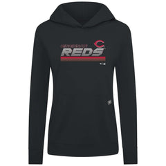 Cincinnati Reds Levelwear Women's Relay Breaker Pullover Hoodie - MLB Hoodies