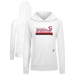 Cincinnati Reds Levelwear Women's Relay Breaker Pullover Hoodie - MLB Hoodies