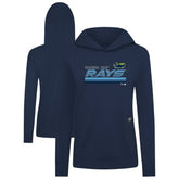 Tampa Bay Rays Levelwear Women's Relay Breaker Pullover Hoodie - MLB Hoodies