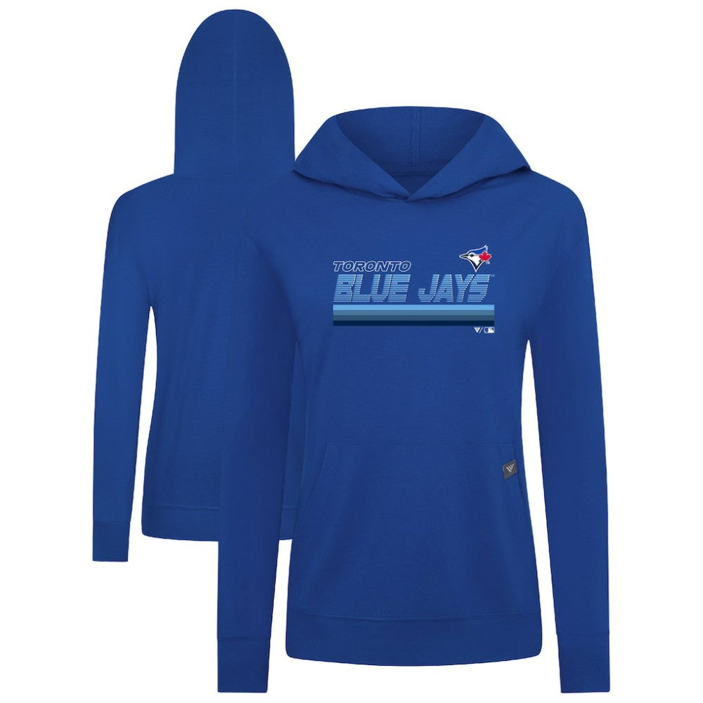 Toronto Blue Jays Levelwear Women's Relay Breaker Pullover Hoodie - MLB Hoodies