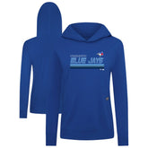 Toronto Blue Jays Levelwear Women's Relay Breaker Pullover Hoodie - MLB Hoodies