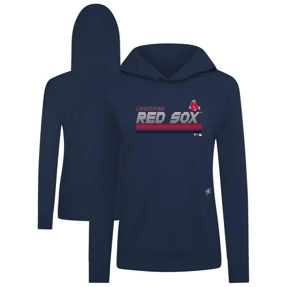Boston Red Sox Levelwear Women's Relay Breaker Pullover Hoodie - MLB Hoodies