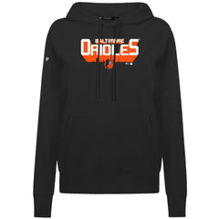 Baltimore Orioles Levelwear Women's Adorn Retro 3D Pullover Hoodie - MLB Hoodies