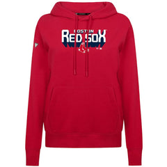 Boston Red Sox Levelwear Women's Adorn Retro 3D Pullover Hoodie - MLB Hoodies