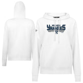 New York Yankees Levelwear Women's Adorn Retro 3D Pullover Hoodie - MLB Hoodies