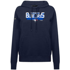 Toronto Blue Jays Levelwear Women's Adorn Retro 3D Pullover Hoodie - MLB Hoodies