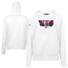 Minnesota Twins Levelwear Women's Adorn Retro 3D Pullover Hoodie - MLB Hoodies