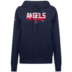 Los Angeles Angels Levelwear Women's Adorn Retro 3D Pullover Hoodie - MLB Hoodies