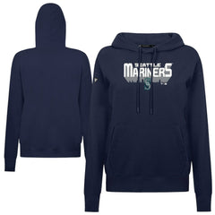 Seattle Mariners Levelwear Women's Adorn Retro 3D Pullover Hoodie - MLB Hoodies
