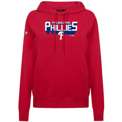 Philadelphia Phillies Levelwear Women's Adorn Retro 3D Pullover Hoodie - MLB Hoodies