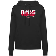Cincinnati Reds Levelwear Women's Adorn Retro 3D Pullover Hoodie - MLB Hoodies