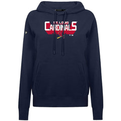 St. Louis Cardinals Levelwear Women's Adorn Retro 3D Pullover Hoodie - MLB Hoodies