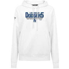 Los Angeles Dodgers Levelwear Women's Adorn Retro 3D Pullover Hoodie - MLB Hoodies