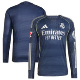 Real Madrid 2025/26 Away Long Sleeve Jersey