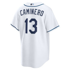 Junior Caminero Tampa Bay Rays Nike Youth Home Replica Jersey - MLB Jerseys