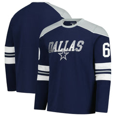 Dallas Cowboys G-III Sports by Carl Banks Adaptive Lord Stanley Crewneck Sweatshirt | NFL Outlet