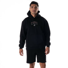 Black Cleveland Cavaliers The Wild Collective Unisex Splatter Premium Hoodie | NBA