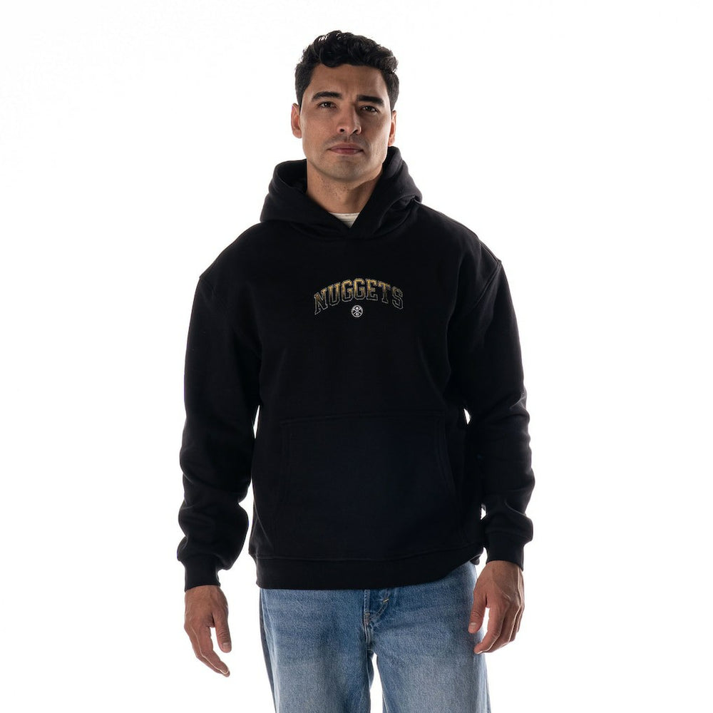 Black Denver Nuggets The Wild Collective Unisex Splatter Premium Hoodie sale | NBA