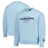 Powder Blue Golden State Warriors The Wild Collective Unisex Oversize Vintage French Terry Sweatshirt sale | NBA