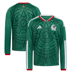 Mexico National Team Youth FIFA x World Cup 2026 Home Replica Long-Sleeve Jersey