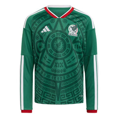 Mexico National Team Youth FIFA x World Cup 2026 Home Replica Long-Sleeve Jersey