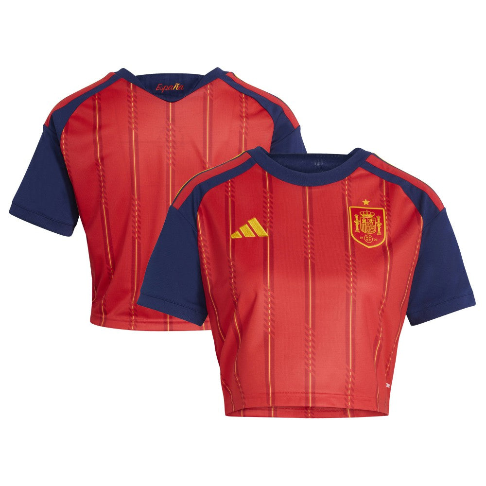 Spain National Team Women's FIFA x World Cup 2026 Home Cropped Replica Jersey