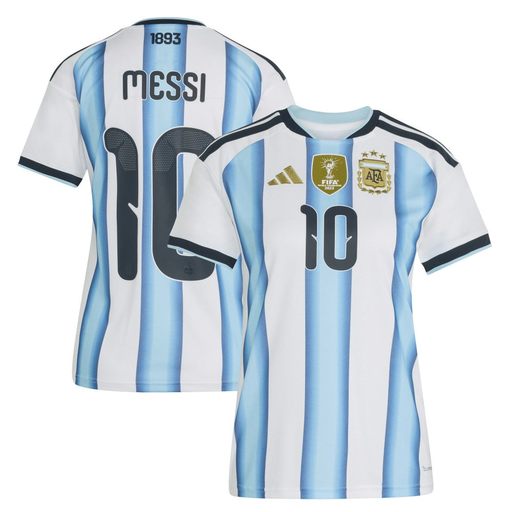 Lionel Messi Argentina National Team Women's FIFA x World Cup 2026 Home Replica Jersey