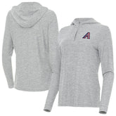 Arizona Diamondbacks Antigua Women's Daybreak Quarter-Zip Hoodie - MLB Hoodies