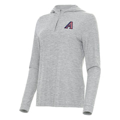 Arizona Diamondbacks Antigua Women's Daybreak Quarter-Zip Hoodie - MLB Hoodies