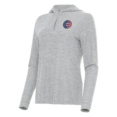 Chicago Cubs Antigua Women's Daybreak Quarter-Zip Hoodie - MLB Hoodies