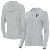 Pittsburgh Pirates Antigua Women's Daybreak Quarter-Zip Hoodie - MLB Hoodies