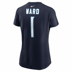 Tennessee Titans Cameron Ward Women's Name & Number T-Shirt | NFL Online