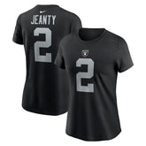 Las Vegas Raiders Ashton Jeanty Women's Name & Number T-Shirt | NFL On sale