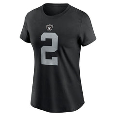 Las Vegas Raiders Ashton Jeanty Women's Name & Number T-Shirt | NFL On sale