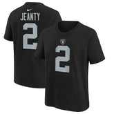 Las Vegas Raiders Ashton Jeanty Youth 2025 NFL Draft First Round Pick Name & Number T-Shirt | NFL Sale