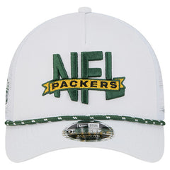 Green Bay Packers NFL 9FORTY A-Frame M-Crown Adjustable Trucker Hat | NFL New