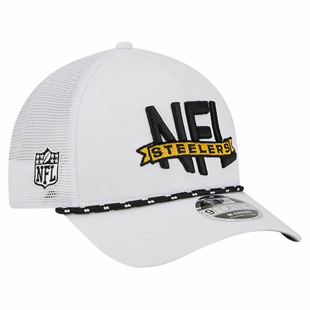 Pittsburgh Steelers NFL 9FORTY A-Frame M-Crown Adjustable Trucker Hat | NFL New