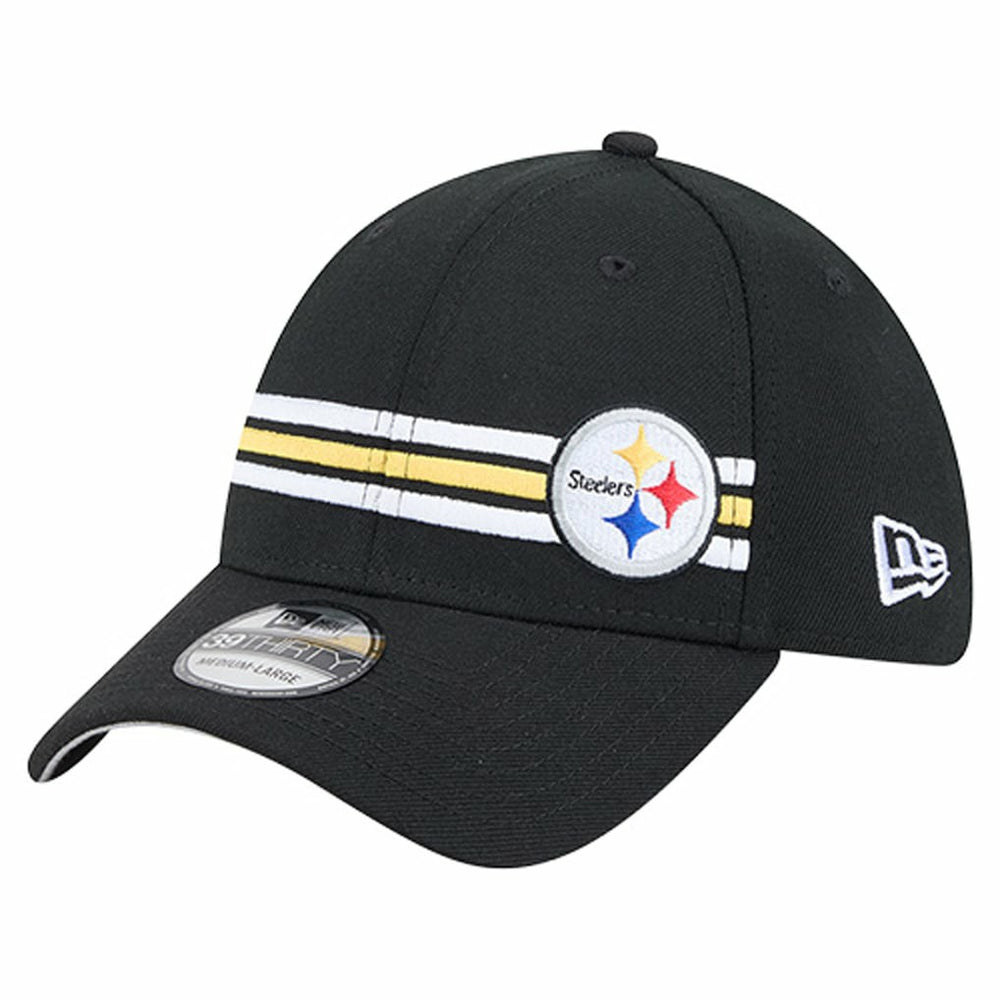 Pittsburgh Steelers Stripes 39THIRTY Flex Hat | NFL Hot