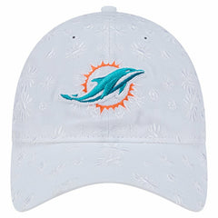 Miami Dolphins Women's Floral 9TWENTY Adjustable Hat | NFL Hot