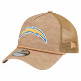 Los Angeles Chargers Wheat Camo 9FORTY Adjustable Hat | NFL Sale