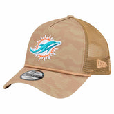 Miami Dolphins Wheat Camo 9FORTY Adjustable Hat | NFL Outlet
