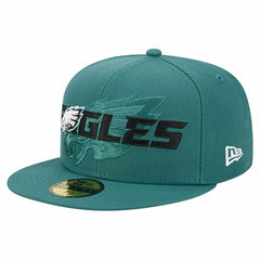 Philadelphia Eagles Overlap Wordmark 59FIFTY Fitted Hat | NFL US