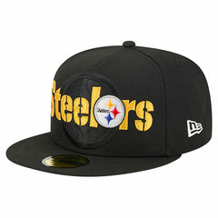 Pittsburgh Steelers Overlap Wordmark 59FIFTY Fitted Hat | NFL Near me