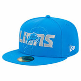 Detroit Lions Overlap Wordmark 59FIFTY Fitted Hat | NFL Sale