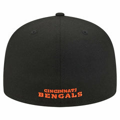 Cincinnati Bengals Overlap Wordmark 59FIFTY Fitted Hat | NFL US
