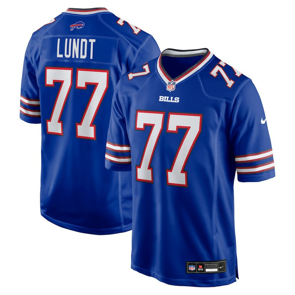 Buffalo Bills Chase Lundt Team Game Jersey | NFL Hot