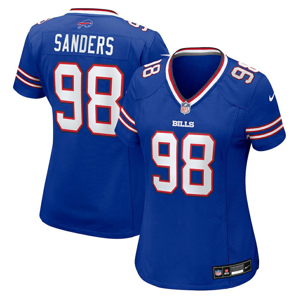 Buffalo Bills T.J. Sanders Women's Team Game Jersey | NFL Outlet