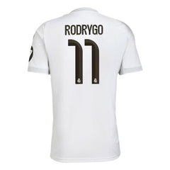 Rodrygo Real Madrid 2025/26 Home Replica Jersey