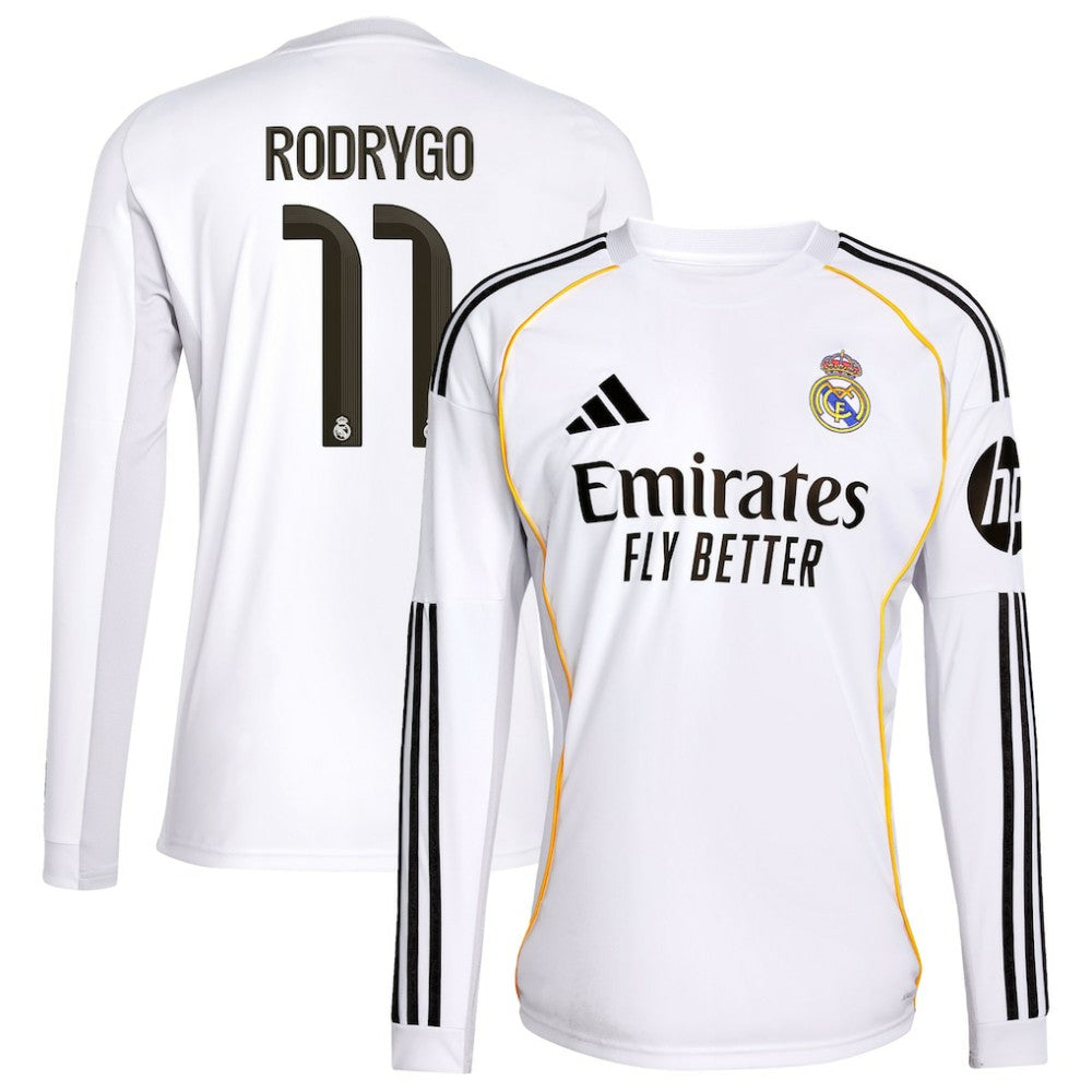 Rodrygo Real Madrid 2025/26 Home Replica Jersey