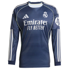 Jude Bellingham Real Madrid 2025/26 Away Long Sleeve Replica Jersey